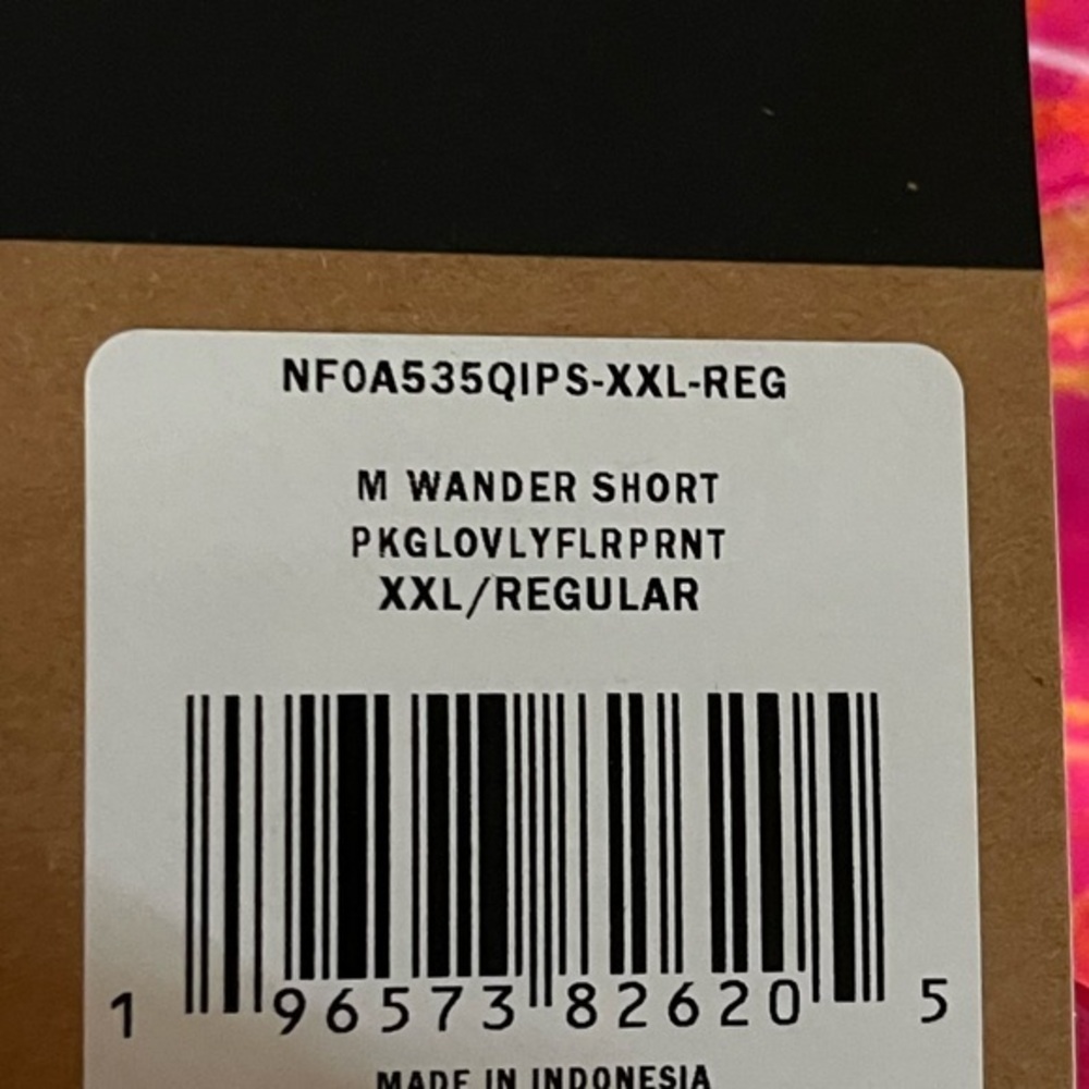 THE NORTH FACE Wander Shorts Pink Flower Lightweight FlashDry NWT Size XXL - Picture 11 of 13
